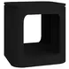 Camelot Black Square End Table