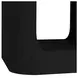 Camelot Black Square End Table