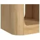 Camelot Natural Square End Table