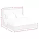 Camelot Natural and Gray King Upholstered Panel Bed