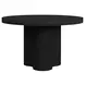 Camelot Black 48" Round Dining Table