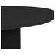 Camelot Black 48" Round Dining Table