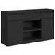 Camelot Black 2 Door Server