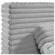Ashbury Light Grey King Upholstered Platform Bed