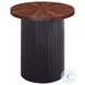 Rosalind Cherry And Black Occasional Table Set