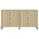 Haven Warm White Upholstered Canopy Poster Bedroom Set