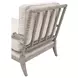 Stitch and Hand Dining Bedroom Gellar Linen Performance Fabric 67" Rouleau Chaise Lounge with Casters