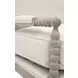 Stitch and Hand Dining Bedroom Gellar Linen Performance Fabric Upholstered Rouleau Club Chair