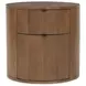 Theo Brown 2 Drawer Nightstand