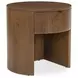 Theo Brown 1 Drawer Nightstand