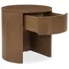 Theo Brown 1 Drawer Nightstand