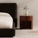 Theo Brown 1 Drawer Nightstand