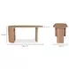 Theo Natural 66" Writing Desk