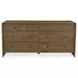 Riley Oak 7 Drawer Dresser