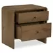 Riley Oak 2 Drawer Nightstand