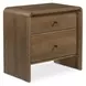 Riley Oak 2 Drawer Nightstand