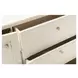 Nadine Cream 2 Door Marble Top Sideboard