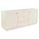Nadine Cream 2 Door Marble Top Sideboard