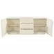 Nadine Cream 2 Door Marble Top Sideboard