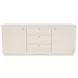 Nadine Cream 2 Door Marble Top Sideboard