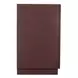 Nadine Deep Burgundy and White 2 Door Marble Top Sideboard