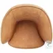 Sienna Vintage Caramel Leather Swivel Club Chair