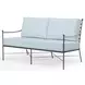 Provence Canvas Skyline 52" Outdoor Loveseat with Self Welt