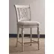 Homestead Pine Cornsilk Upholstered Kendal Counter Height Chair Set of 2
