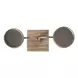 Birchaven Aged Pewter and Gray Round Sylvan Table