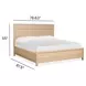 Meadowrise Sandstone Beige King Panel Bed