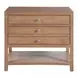 Retreat Sand Dune 2 Drawer Open Saugatuck Nightstand with USB Charging
