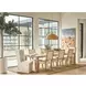 Retreat White Performance Fabric Upholstered Dining Chair Set of 2
