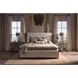 Abode Beige and Boulder King Upholstered Panel Bed