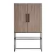Dwell Boulder and Gray 2 Door Bar Cabinet with LED