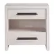 Dwell River Rock 2 Drawer Open Nightstand with USB Charging