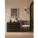 Abode Beige and River Rock Upholstered Side Chair