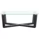 Ironvale Black Truffle Rectangular Glass Top Occassional Table Set