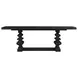 Atrium Black 108" Rectangular Dining Table
