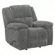 Bronco Plush Charcoal Rocker Recliner
