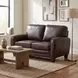 Rubin Dark Brown 62" Loveseat