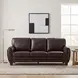 Rubin Dark Brown 85" Sofa