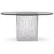 Arctic Clear Round Dining Table