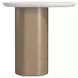 Verge Bronze Metallic and White Marble Top Occassional Table Set