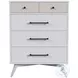Rowan Ash Linen 4 Drawer Chest
