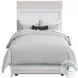 Rowan Ash Linen Twin Bed with Storage