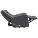 Gemini Milan Navy Leather Swivel Glider Recliner