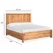 Laramie Honey Wheat Queen Panel Bed
