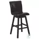 Baltic Dark Espresso Swivel Bar Stool Set Of 2