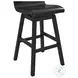 Baltic Dark Espresso Swivel Bar Stool Set Of 2