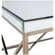 Evelyn White Square End Table